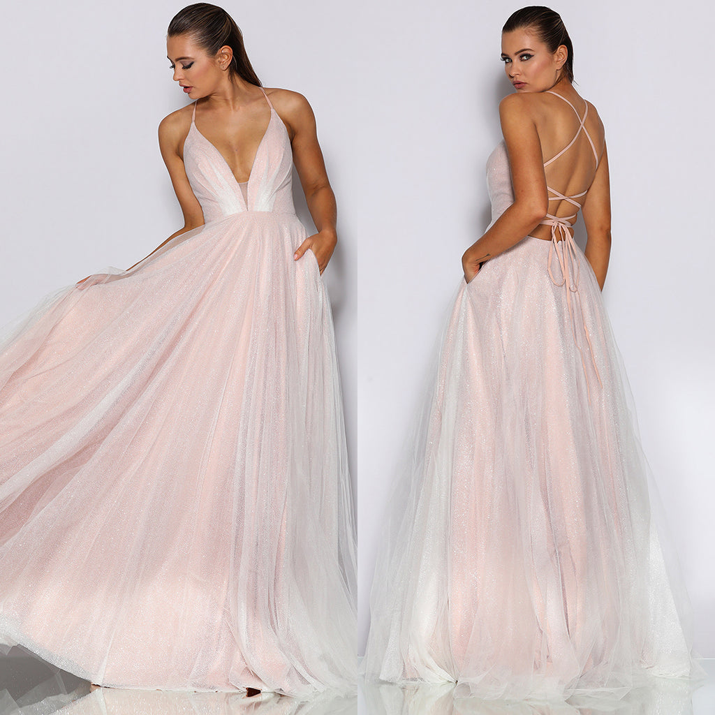 Amelie Gown by Jadore - Rose Pink