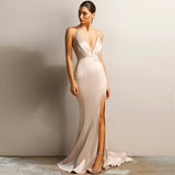 Athena Gown by Jadore - Nude