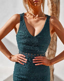 Brittany Dress - Emerald Green