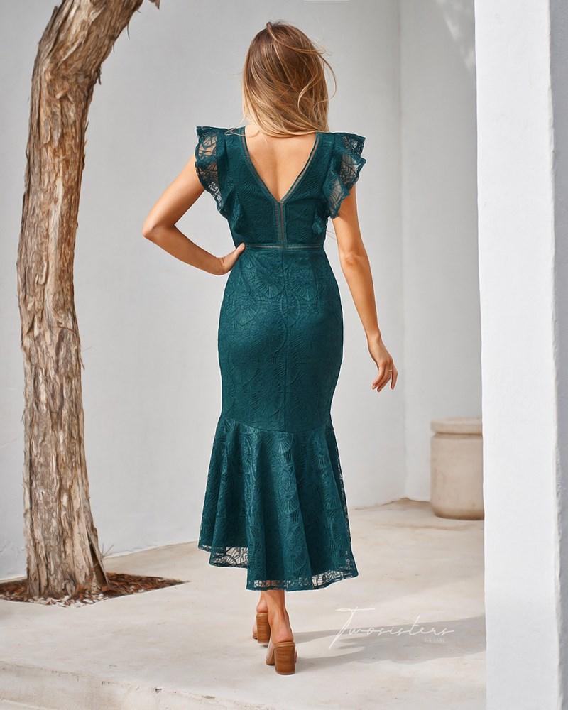 Cadence Dress - Green