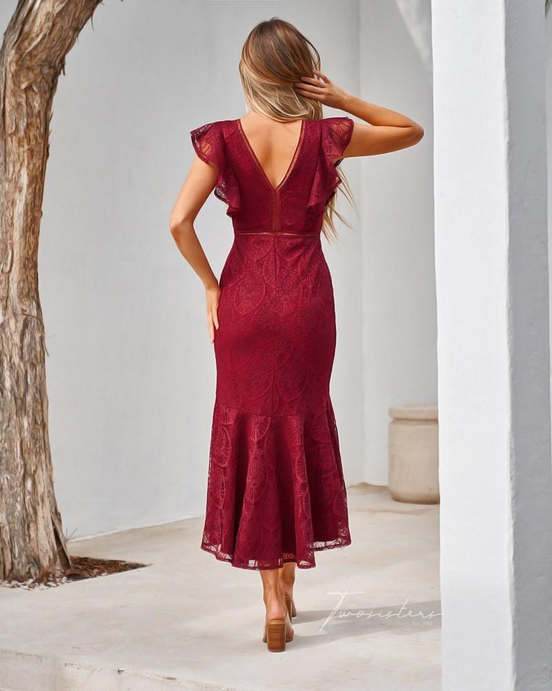 Cadence Dress - Red