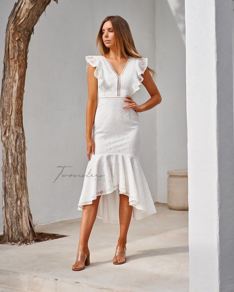 Cadence Dress - White