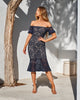 Erica Dress - Navy