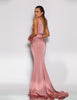 Giana Drape Gown by Jadore - Antique Pink