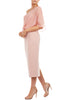 Hope Midi Dress by Georgy Collection - Pink