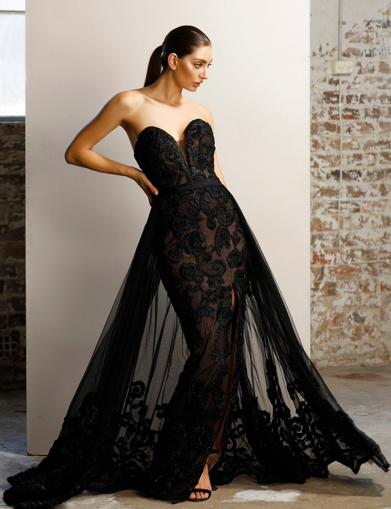 Hera Gown by Jadore - Black