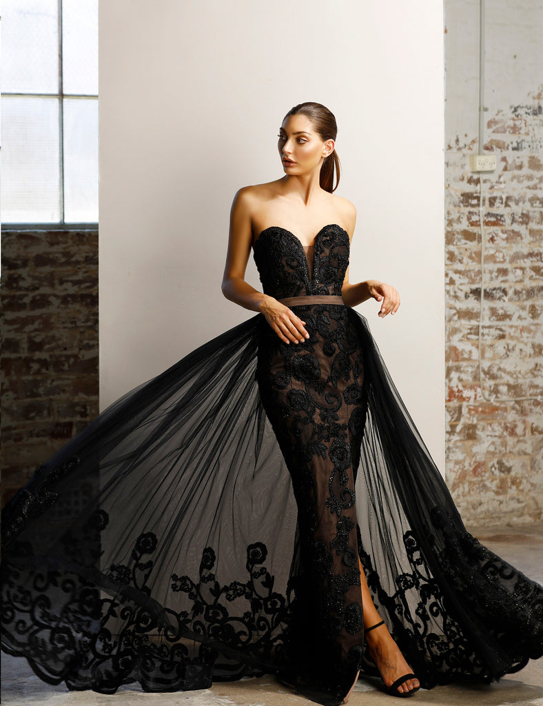 Hera Gown by Jadore - Black