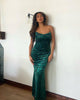 Lionell Maxi Dress - Emerald Zebra Print