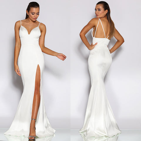 Athena Gown by Jadore - Nude