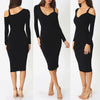 Juliette Midi Dress - Black