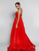 Maya Pleated Gown by Jadore - Red