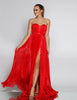 Maya Pleated Gown by Jadore - Red