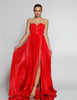 Maya Pleated Gown by Jadore - Red