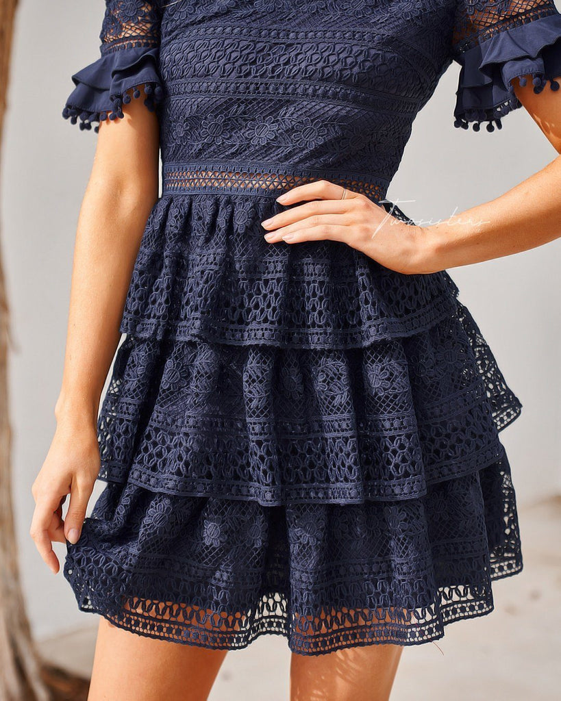 Melinda Dress - Navy