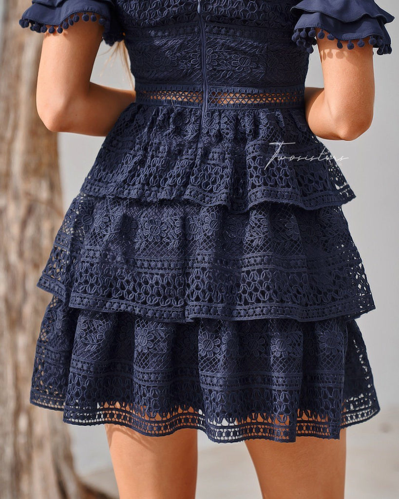 Melinda Dress - Navy