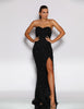 Omaira Sequin Gown by Jadore - Black