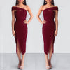 Secret Haven Multi Way Midi Dress - Maroon