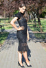 Selene Midi Dress - Black