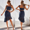 Skyler Two Piece Dress Set - Navy