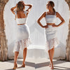 Skyler Two Piece Dress Set - White
