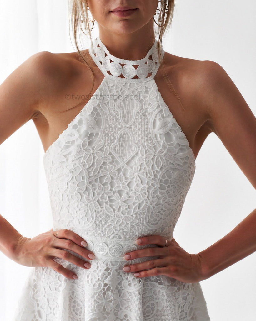 Spence Dress - White