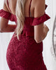 Tameka Dress - Maroon