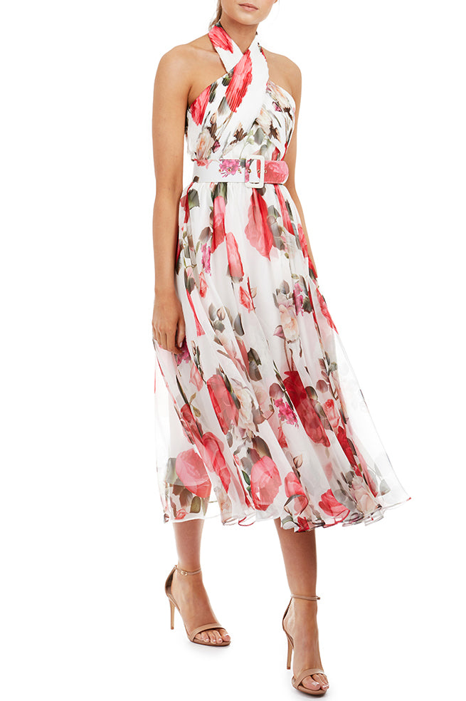 Victoria Dress by Georgy Collection - White Floral