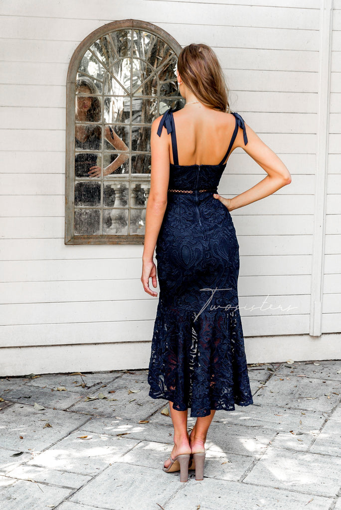 Vivienne Dress - Navy