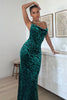 Lionell Maxi Dress - Emerald Zebra Print