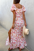 Alani Maxi Dress - White Floral