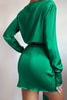 Haylee Mini Dress - Emerald Green
