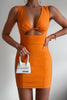 Nikita Mini Dress - Tangerine