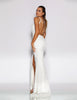 Yazmin Sequin Gown by Jadore - Ivory