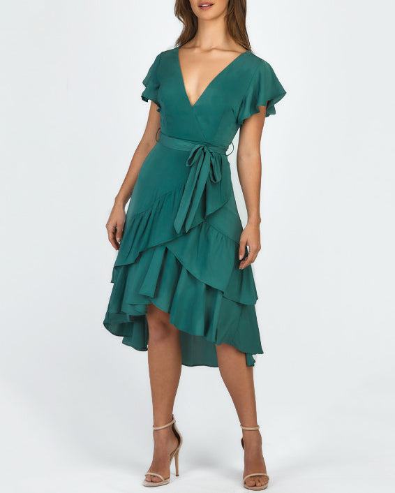 Grace Midi Dress - Teal