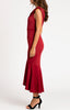 Arielle Midi Dress - Wine