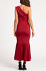 Arielle Midi Dress - Wine