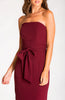 Juniper Midi Dress - Maroon