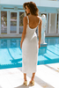 Solace Midi Dress - White