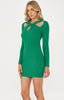 Tori Knit Mini Dress - Green